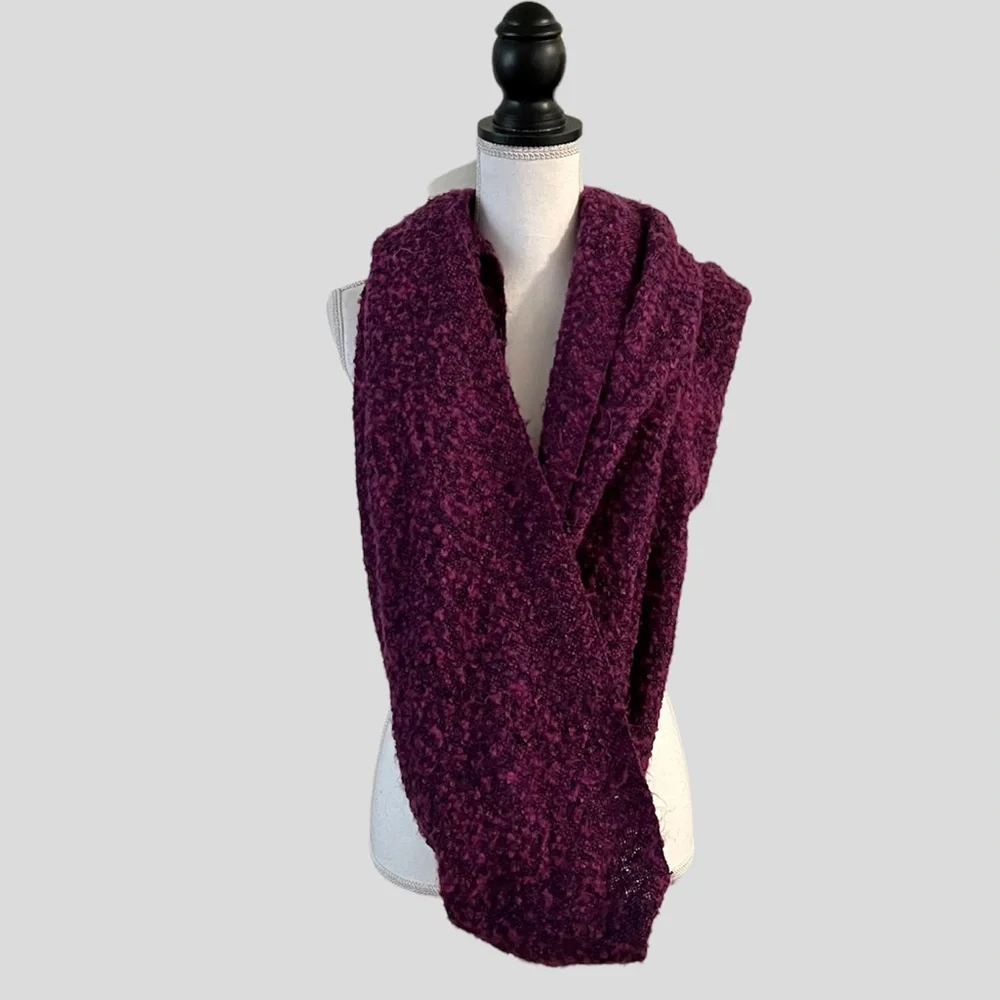 Purple Anthropologie Infinity Scarf